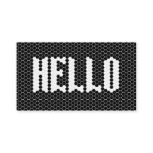 Svart och vit modern hej