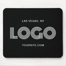 Svart och vit modern logotyp