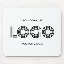 Svart och vit modern logotyp