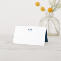 Svart och vit Modern Monogram Ampersand Bröllop