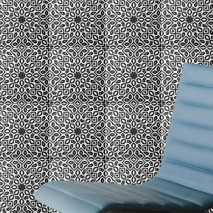Svart och vit mosaik, Mönster Kakelplatta