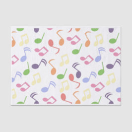 Svart och vit musikanteckning Mönster musiker