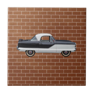 Svart och vit Nash Metropolitan Kakelplatta