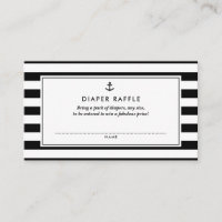 Svart och vit nautisk babystölder