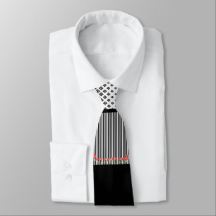 Svart och vit Neck Tie Slips
