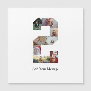 Svart och vit nummer 2 fotokollage