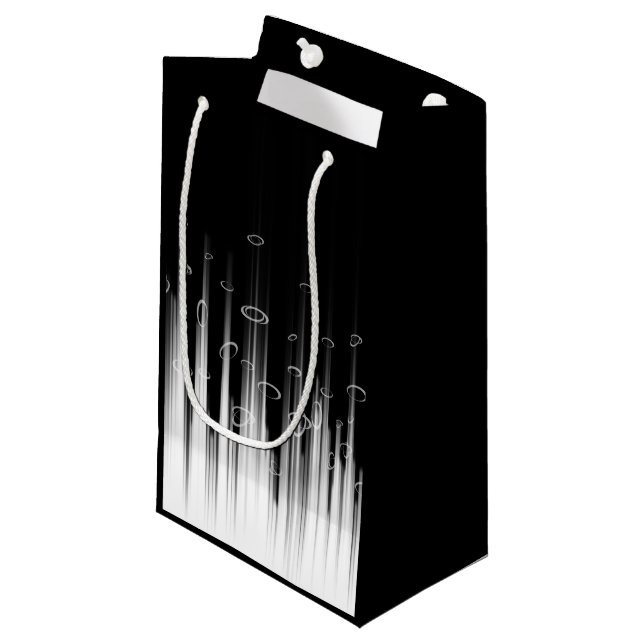 Svart och vit omringad hypnotis-konst (Framsidan Vinklad)