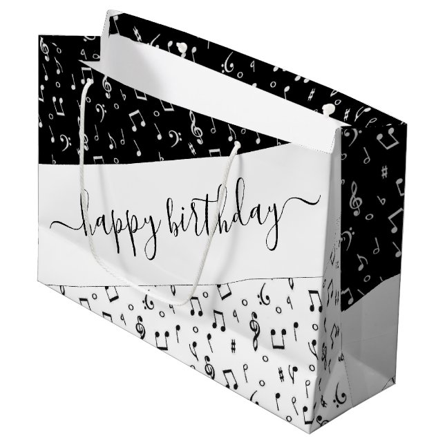 Svart och vit personlig (Framsidan Vinklad)