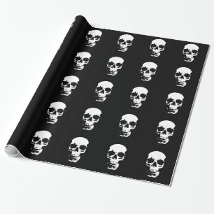 Svart och vit popup-skal presentpapper