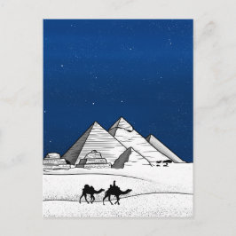 Svart och vit pyramid-Egypten Vykort