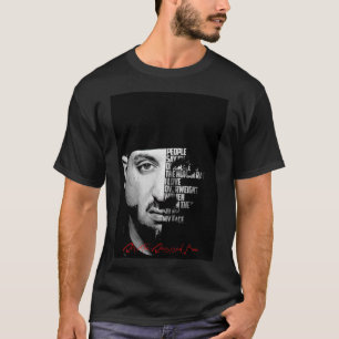 Svart och vit RA The Rugged Man citerar. Klassisk T Shirt