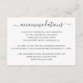 Svart och vit script svodbrytning tilläggskort