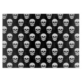 Svart och vit Skull Mönster Halloween