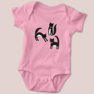 Svart och vit smokingkatt t shirt