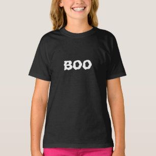 Svart och vit Spooky Halloween T Shirt