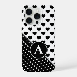 Svart och vit Stil, Anpassningsbar Monogram