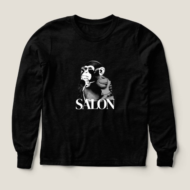 svart och vit T-Shirt (Design framsida)