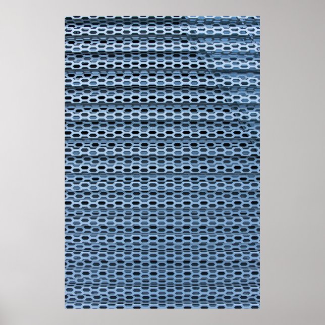 Svart och vit textil poster (Framsidan)