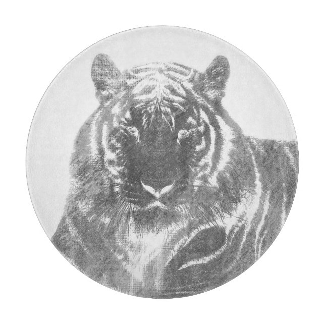 Svart och vit tiger (Framsidan)