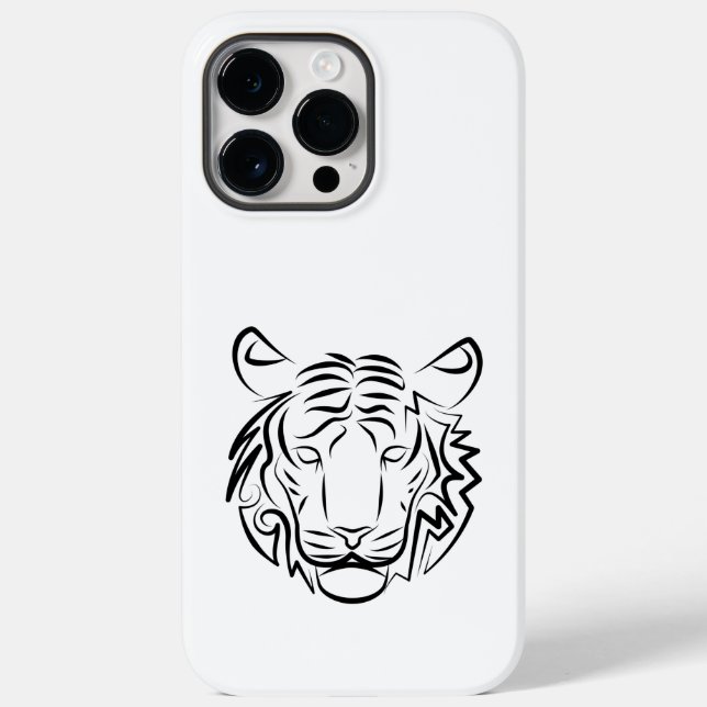 Svart och vit tribal tiger (Baksida)