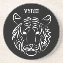Svart och vit tribal tiger