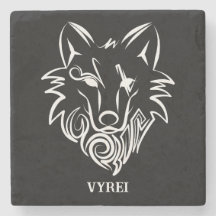 Svart och vit tribal varg