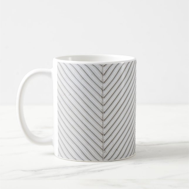 Svart och vit vägg kaffemugg (Vänster)