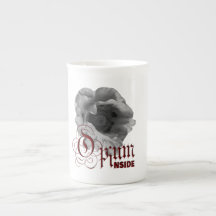 Svart och vit vallmo "Opium Inside"