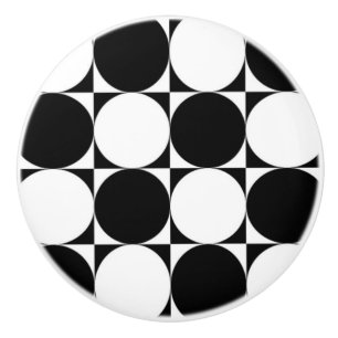 SVART- OCH VITCIRKLER KNOPP