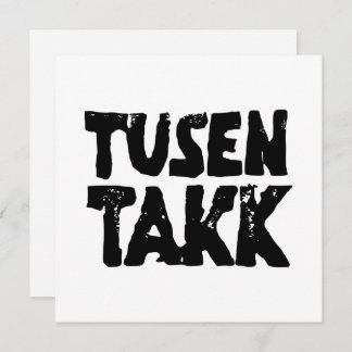 Svart- och vitlinoskuren Tack