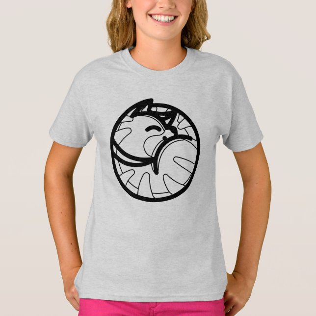 SVART OCH VITT #45 - KATSIDA V01 T SHIRT (Framsida)