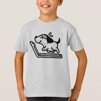 SVART OCH VITT #57 - EN hund i gymmet T Shirt