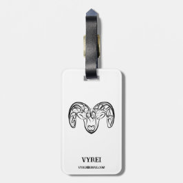 Svart och vitt äggkött/får bagagebricka