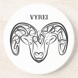 Svart och vitt äggkött/får underlägg