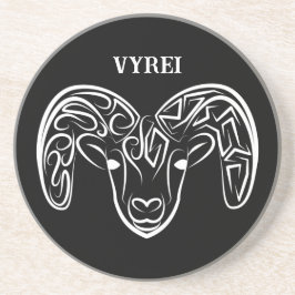 Svart och vitt äggkött/får underlägg