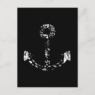 Svart och vitt Anchor Fine Art Vykort