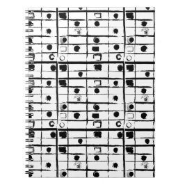 SVART OCH VITT ANTECKNINGSBOK