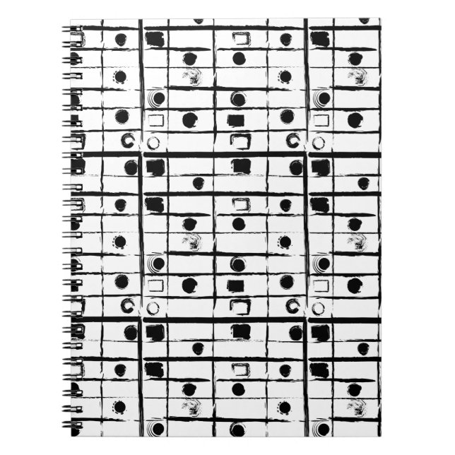 SVART OCH VITT ANTECKNINGSBOK (Framsidan)