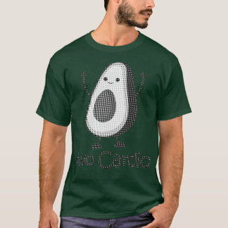 Svart och vitt avocardio t shirt