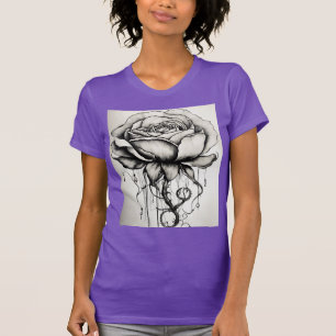 "Svart och vitt bensin" Kvinnor i Bella Canvas Tee