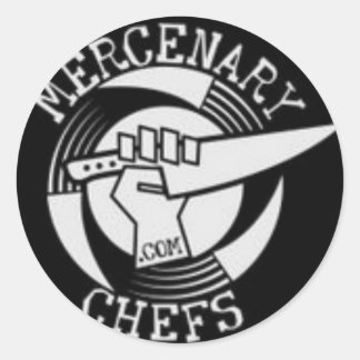 Svart och vitt dekal runt klistermärke