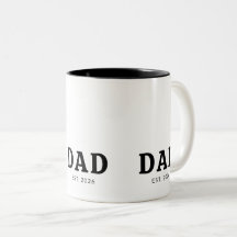 Svart Och Vitt Djärv Pappa Etablerad