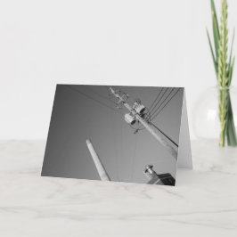 "Svart och vitt ENERGHUS" - Hämta brunnskort Kort