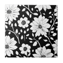 Svart och vitt, enkelt, färglöst, sömlöst Mönster