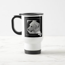 Svart och vitt foto av Cute Hund Tass