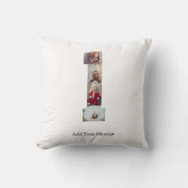 Svart och Vitt Foto Collage Nummer 1 Kudde