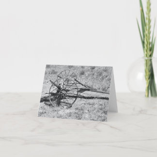 Svart och vitt foto kort