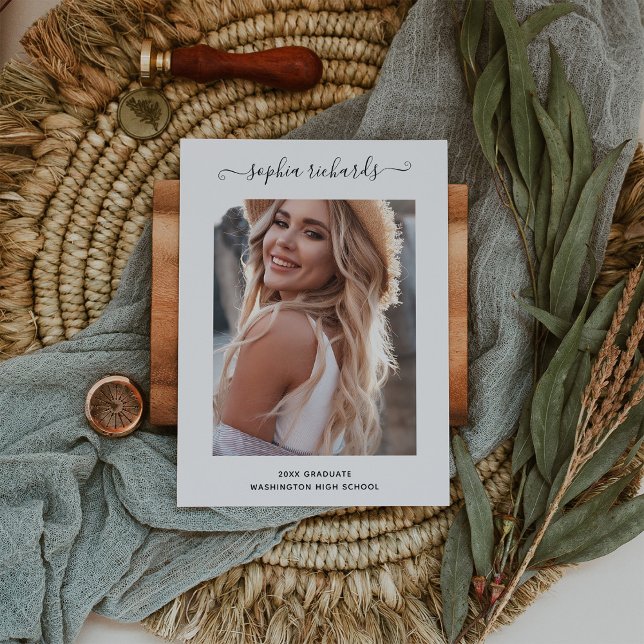 Svart och vitt foto Student med enkel och Snyggt Meddelande (Skapare uppladdad)