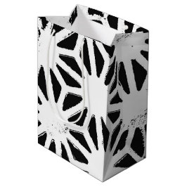 Svart och vitt geometriskt mönster