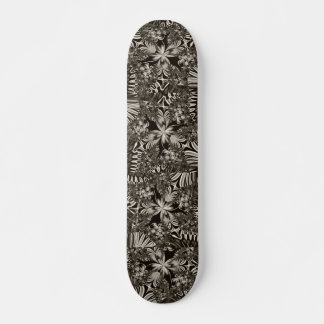 Svart och vitt geometriskt skateboard bräda 20 cm
